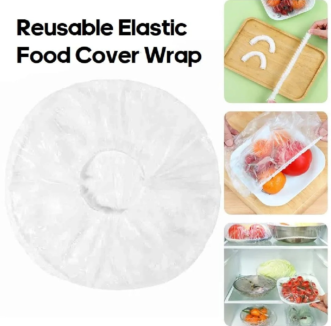 Elastic Food Storage Covers (Set of 100)