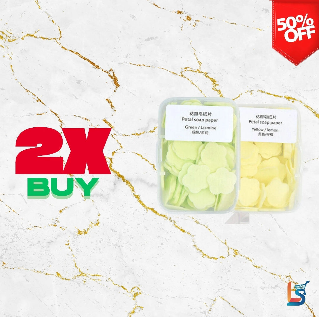Cute Mini Flower Paper Soaps