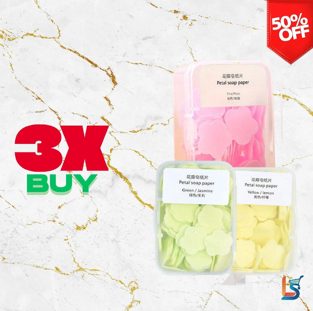Cute Mini Flower Paper Soaps