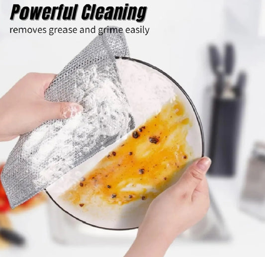 Premium Kitchen Cleaning Mesh Cloth – Pack of 5pcs