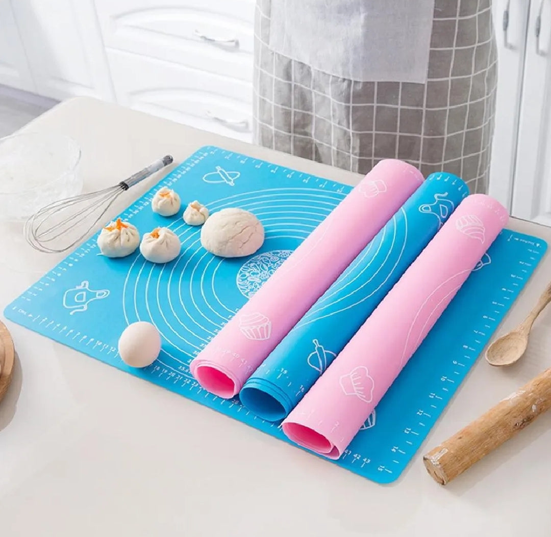 Premium Silicone Roti & Dough Rolling Mat – Non-Slip Pastry Baking Mat