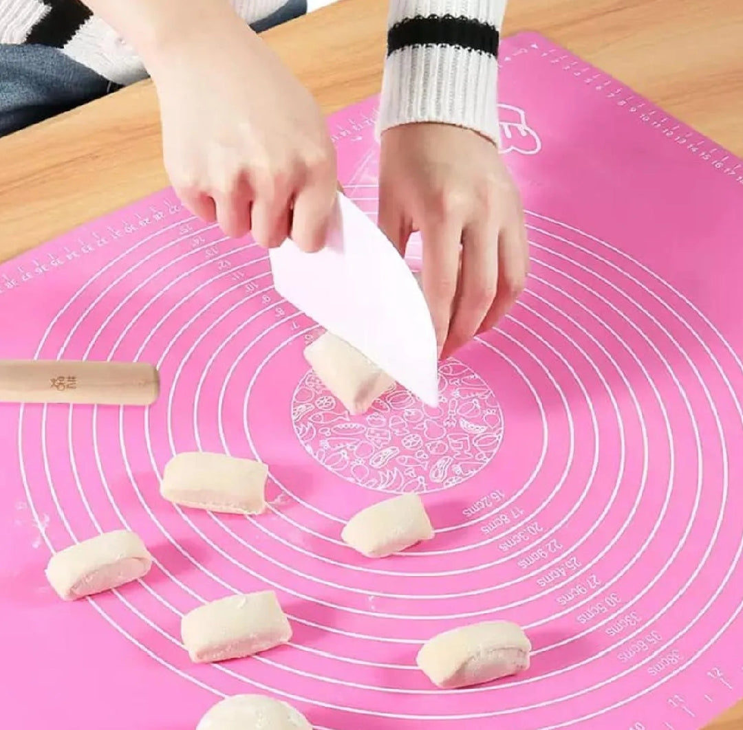 Premium Silicone Roti & Dough Rolling Mat – Non-Slip Pastry Baking Mat