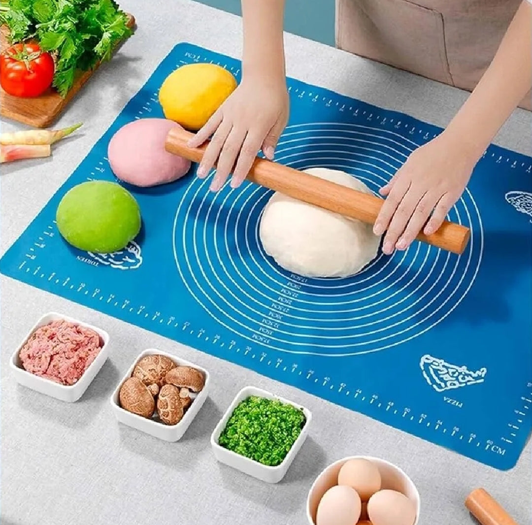 Premium Silicone Roti & Dough Rolling Mat – Non-Slip Pastry Baking Mat