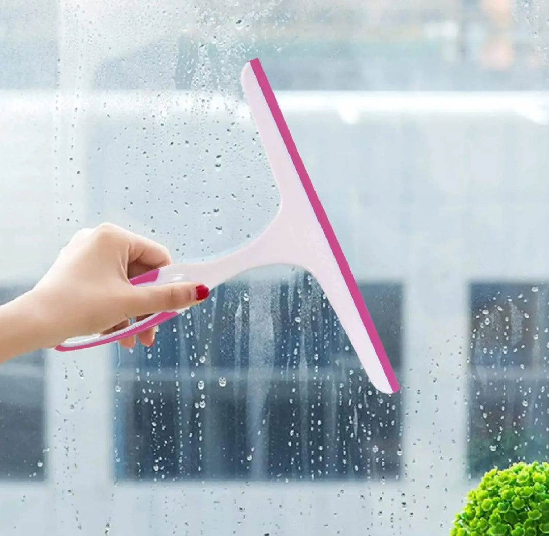 Streak-Free Water Wiper for Windows, Mirrors & Bathroom Surfaces