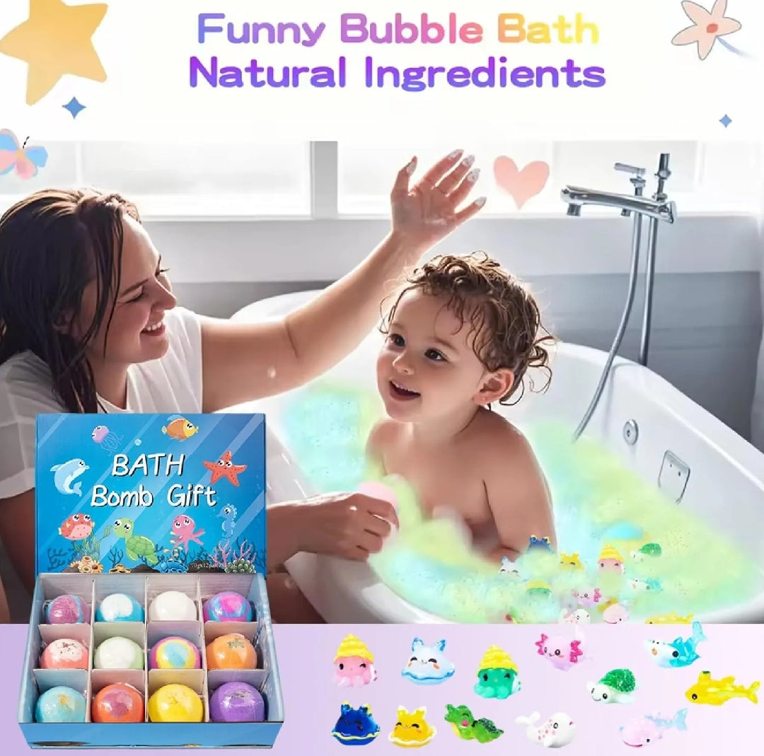 Bath Bombs for Kids with Toys - Pack of 1