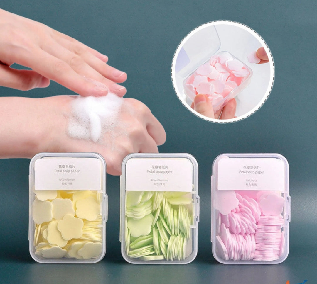 Cute Mini Flower Paper Soaps