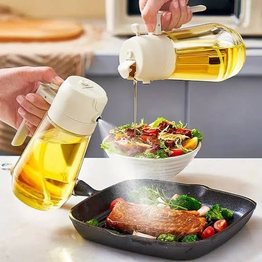 2-in-1 Dual-Function Oil Dispenser & Sprayer