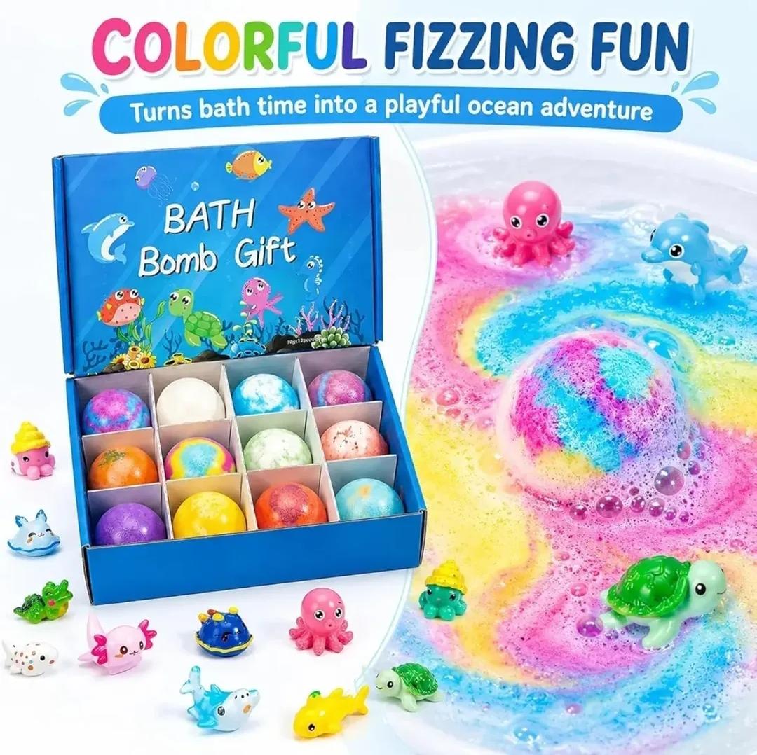 Bath Bombs for Kids with Toys - Pack of 1