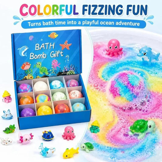 Bath Bombs for Kids with Toys - Pack of 1