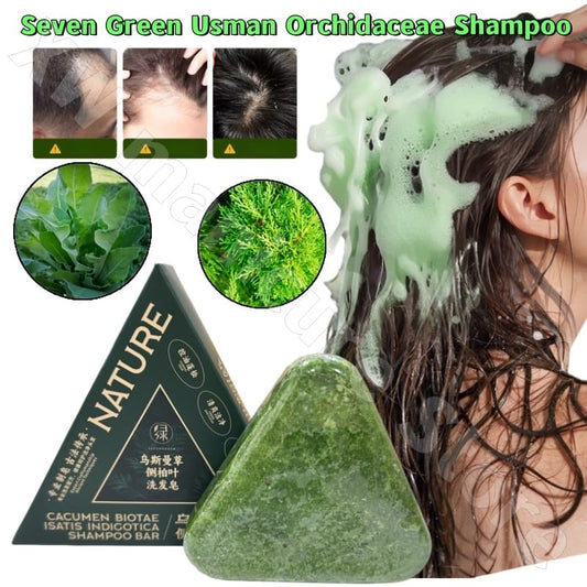 Seven Green Herbal Shampoo Bar