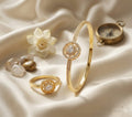 Golden Halo Bangle & Ring Set